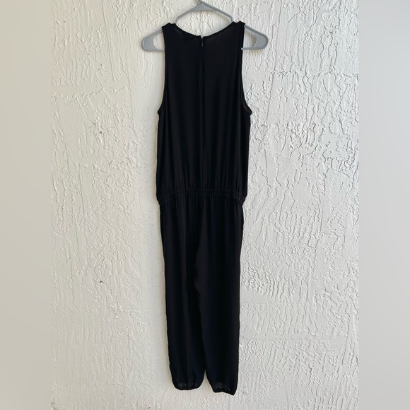 Theory Silk black sleeveless jumpsuit size small - Picture 5 of 8